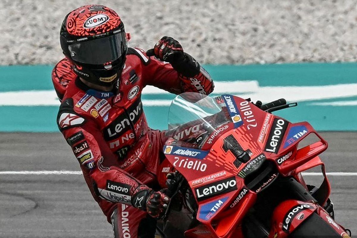 MotoGP Malaysia: Duel Sengit Bagnaia vs Martin Berlanjut